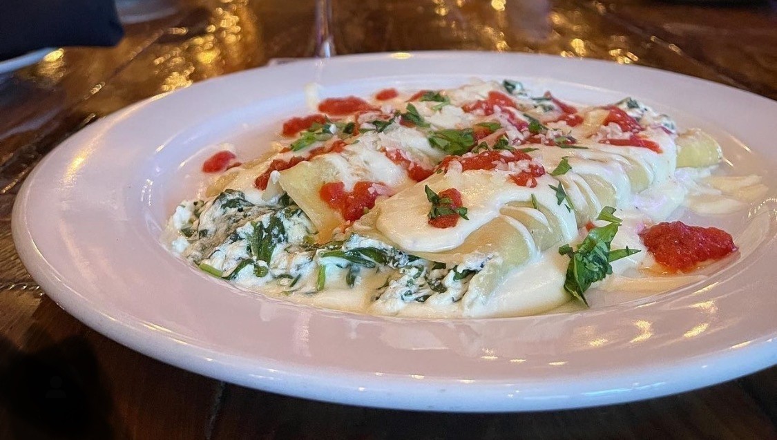 House-made Spinach Manicotti