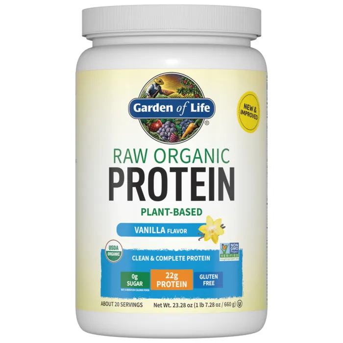 Raw Organic Plant Based Protein