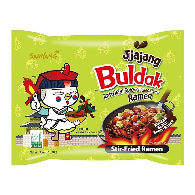 Buldak - Korean Black Bean - Green