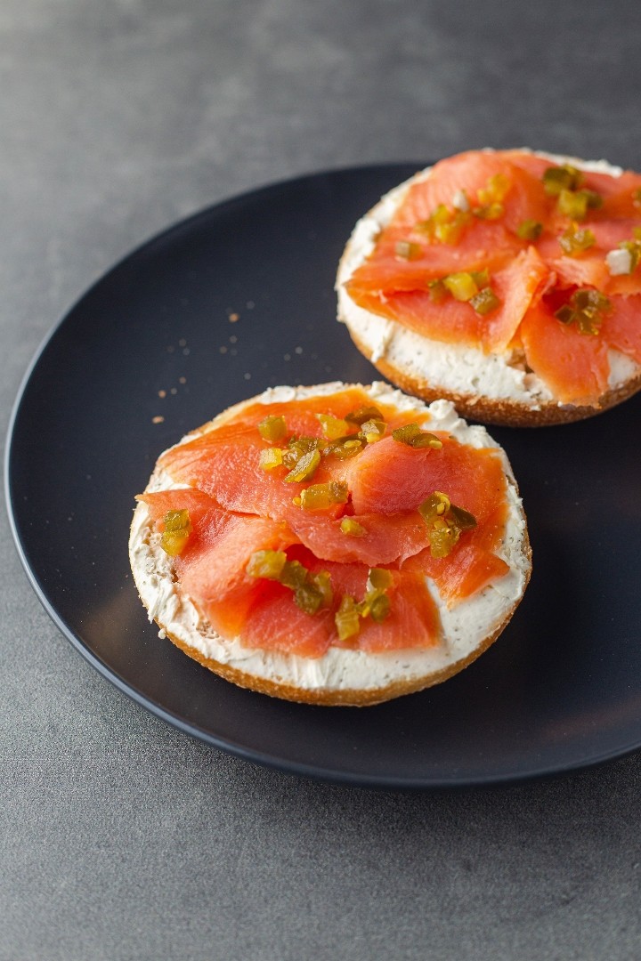 Smoked Salmon On A Bagel