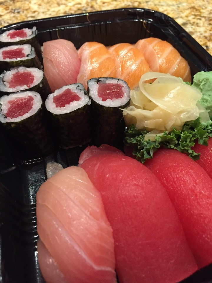 Tri Colored Sushi