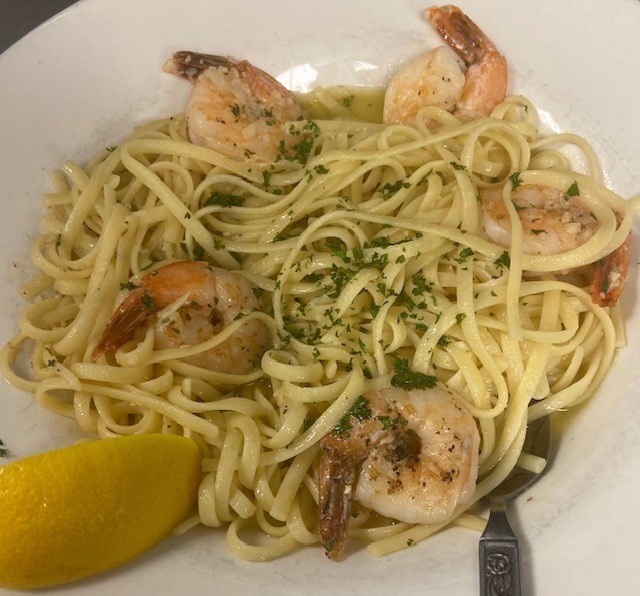 Shrimp or Scallops Scampi