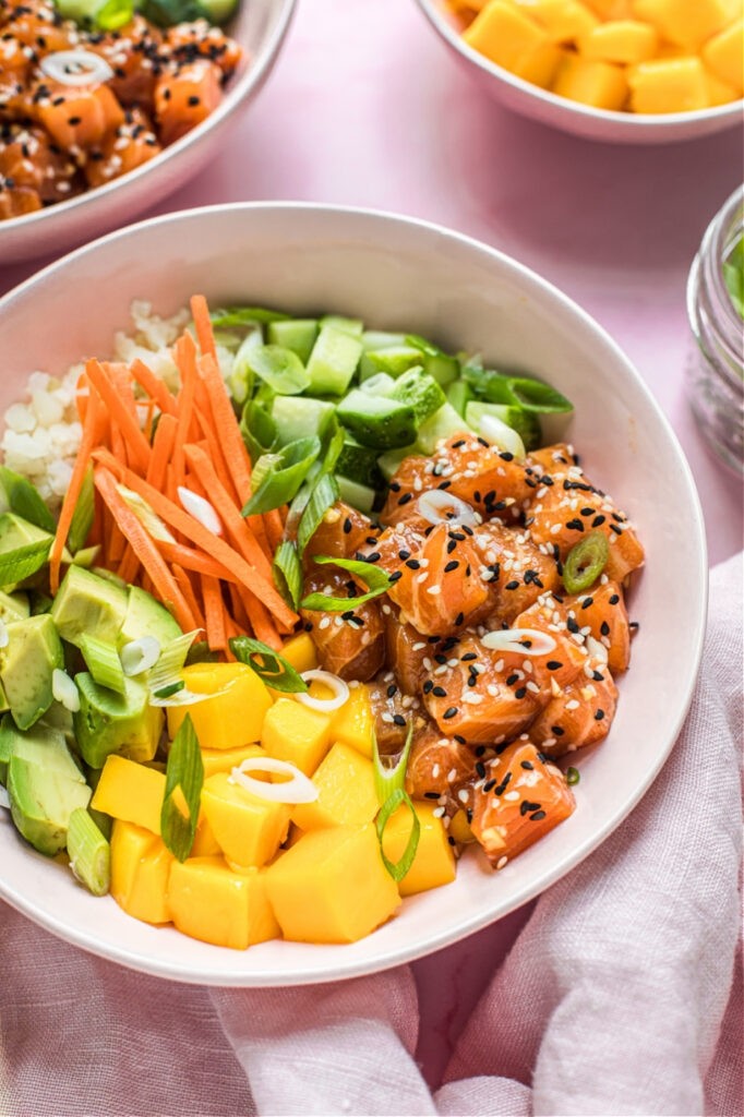 Tropical Fish & Fruit Salad