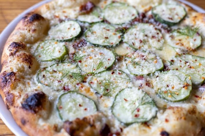 Bacon Pickle Pizza