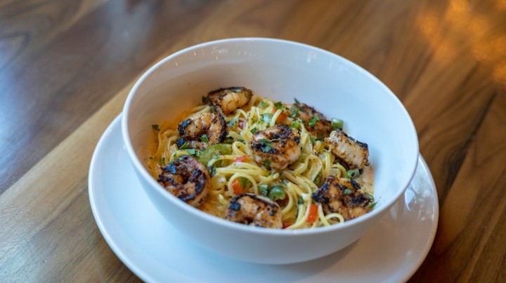 Blackened Shrimp Linguine