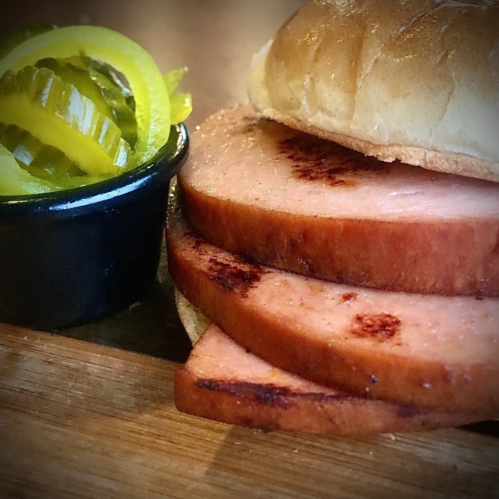 Fried Bologna Slider