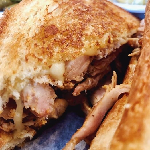 Smoked Turkey Grilled Cheese w/ 2 Sides
