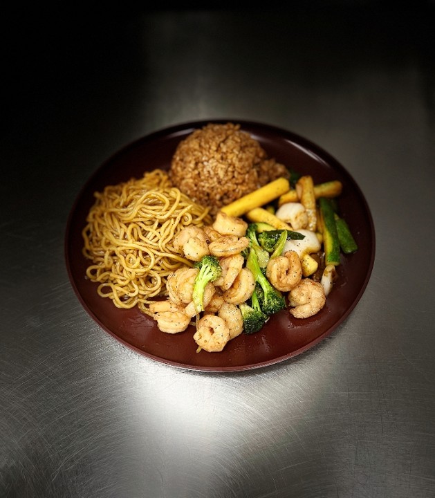 Hibachi Shrimp Soba