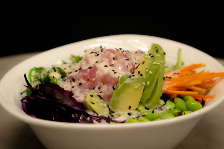 POKE BOWL DE ATUN ACEVICHADO CON QUINOA