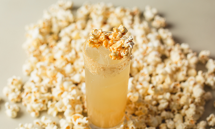 Bourbon Buttered Popcorn
