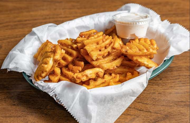 Basket of Waffle Fries