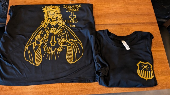 Skeletor Jesus Crop Top (L)