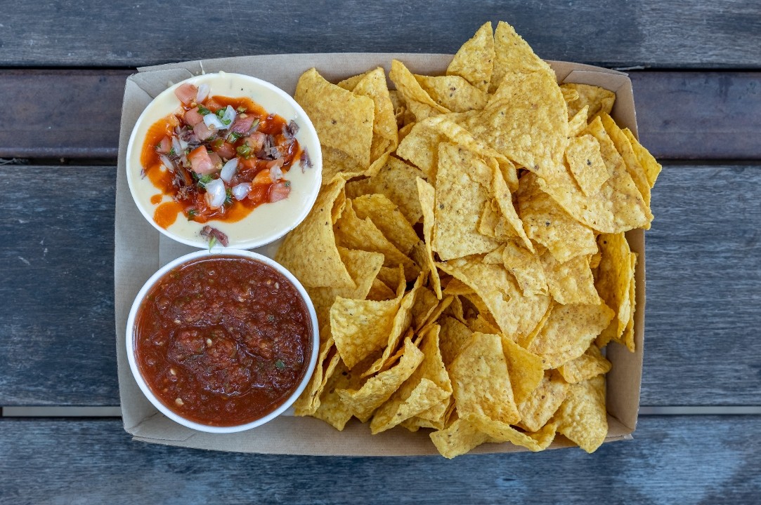 Chips & Salsa + Queso