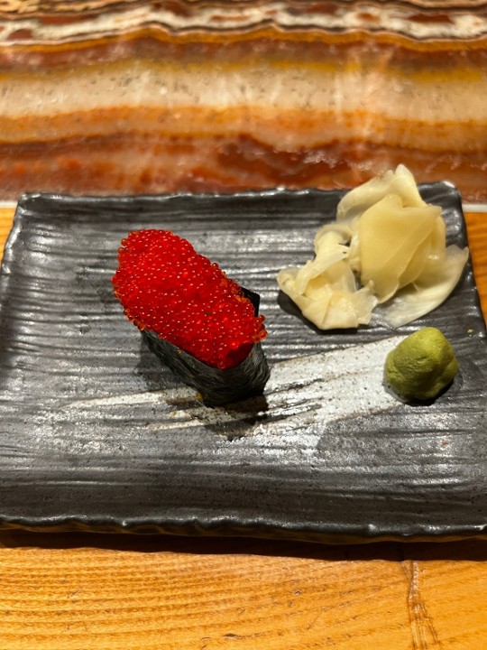 Tobiko Red Nigiri