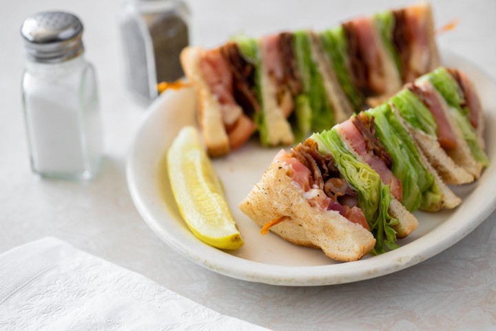 Bacon, Lettuce, and Tomato Club