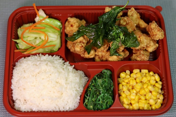 鹽酥雞便當 Popcorn Chicken Bento