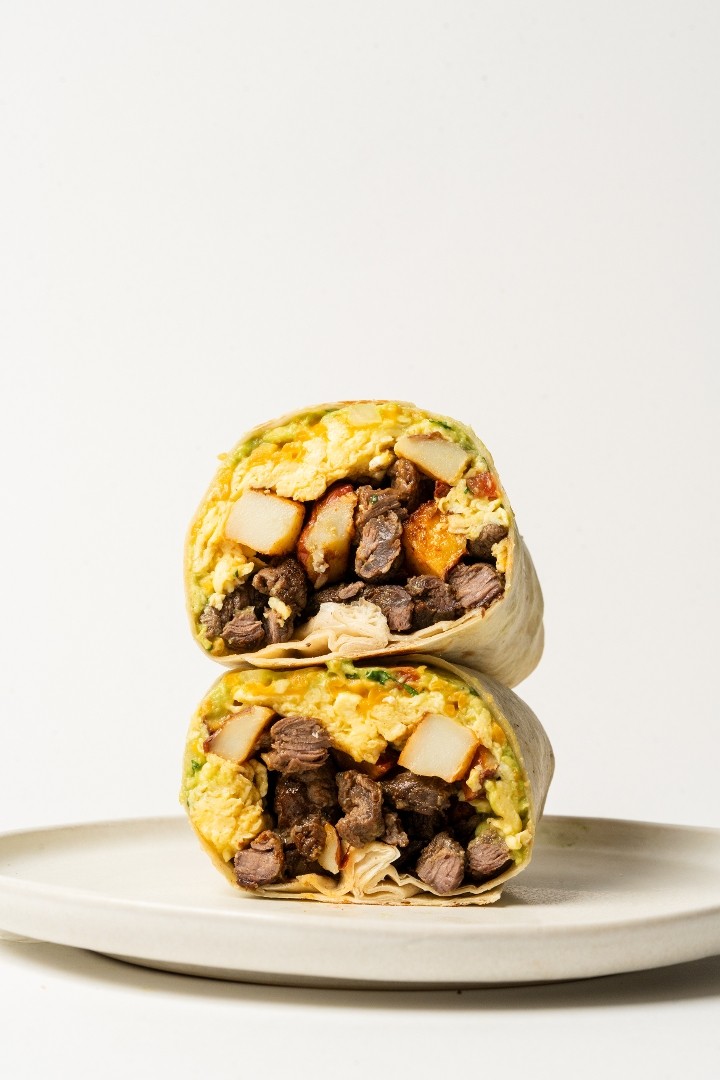 Steak & Eggs Breakfast Burrito