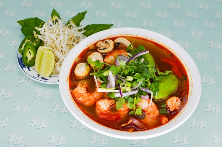 Pho Tom Yum Shrimp