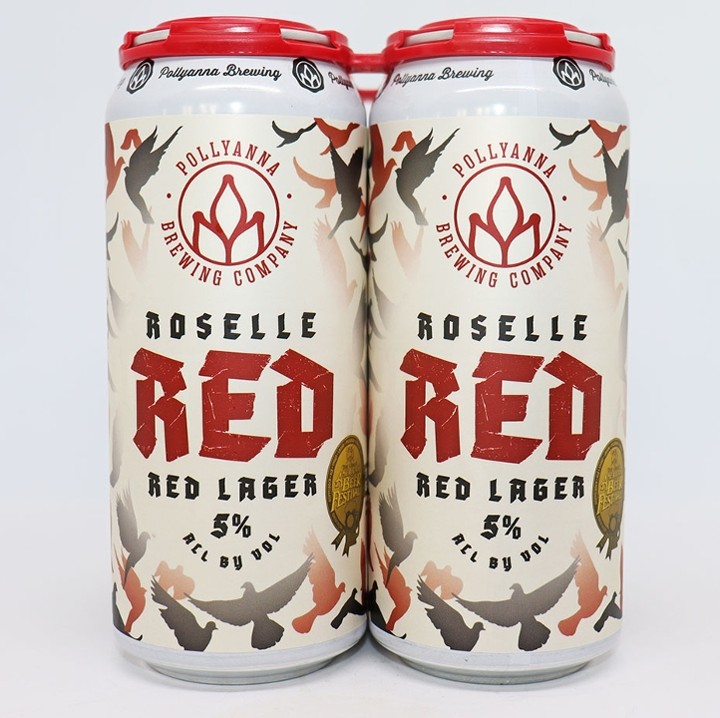 4pk 16oz Cans Roselle Red Lager