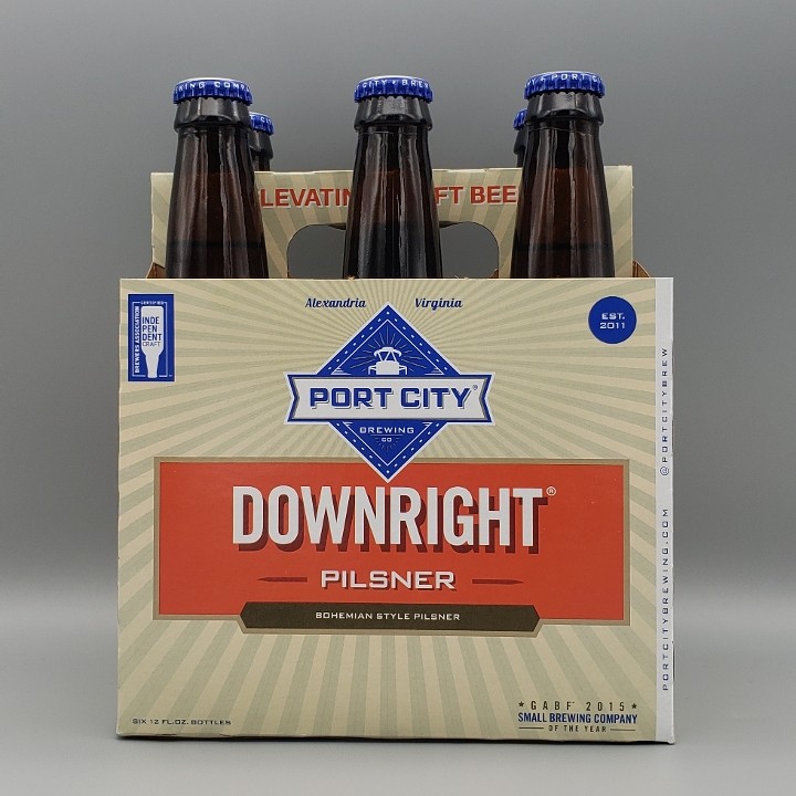 Port City Downright Pilsner 6pk