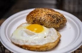 Eggs On A Bagel