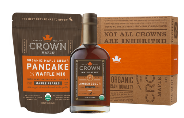 Gift box Crown Pancake Mix with Syrup