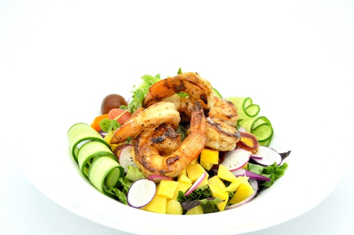 Grilled Jumbo Shrimp Salad