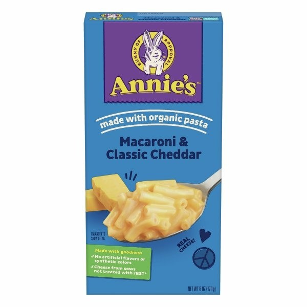 Annie's Organic Macaroni Classic Cheddar
