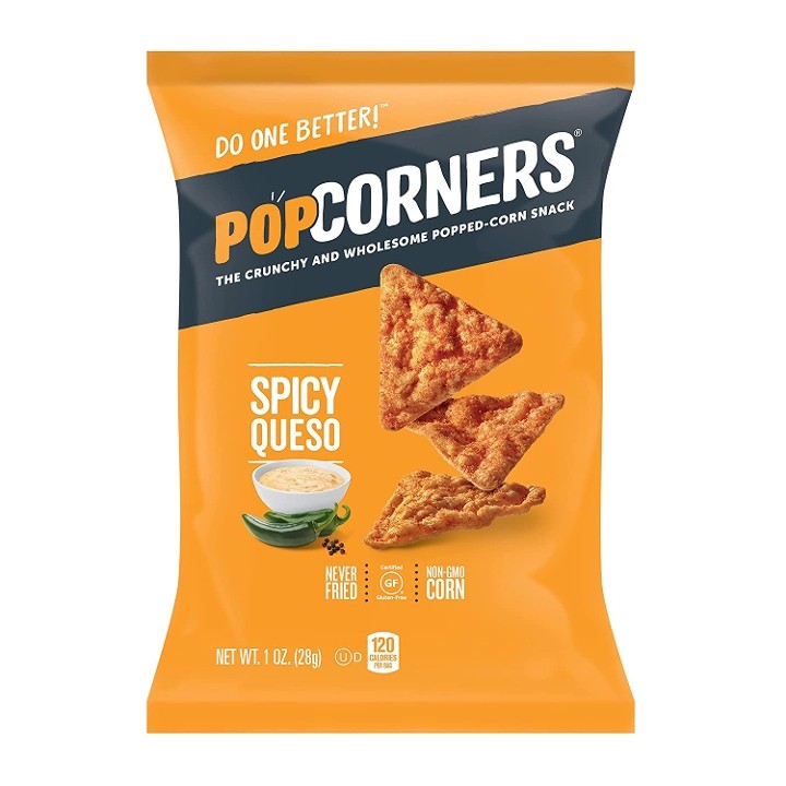 Pop Corners Spicy Queso