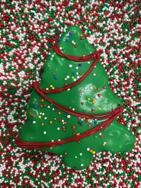 xmas tree brownie