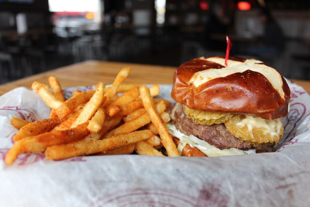 Fried Pickle Burger