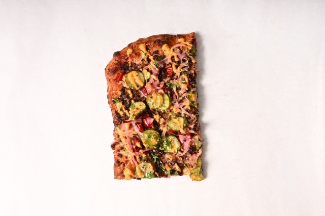 “JANE'S ADDICTION” TRIPLE P (Pastrami Pickle Pizza)