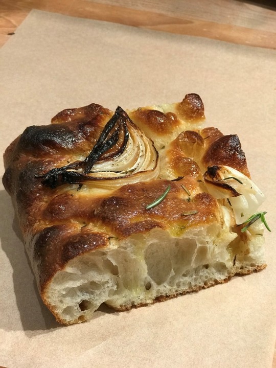 Charred Onion & Rosemary Focaccia