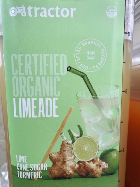 Tractor organic lemonade