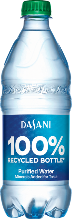 20 oz Dasani water bottle