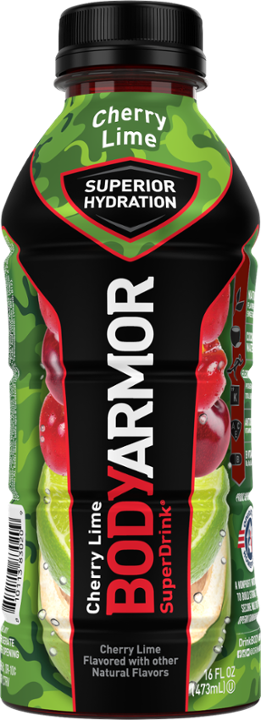 16 oz Body Armor cherry lime