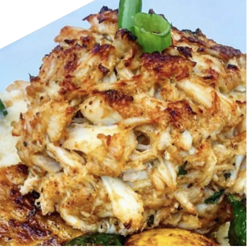 Single Crab Cake Entree