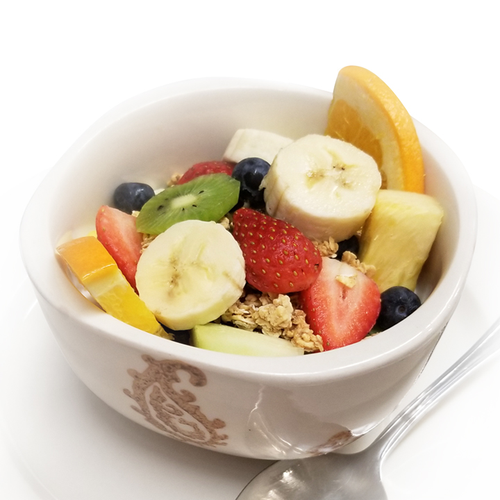 Cereal with Freshly Fruit