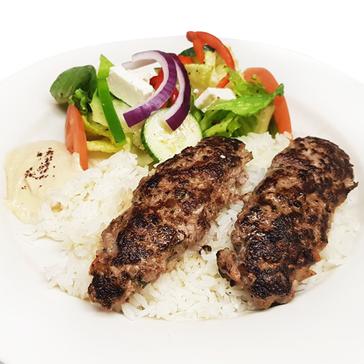 Kafta Kebab Plate