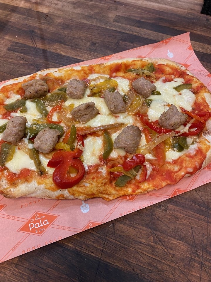Sausage & tri peppers Singolare 8 inch Round