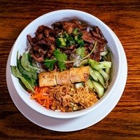 #23 Bun Thit Cha Gio (grilled pork rice noodle bowl)