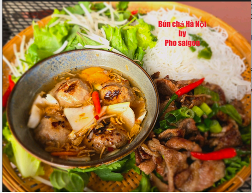 Bun Cha Hanoi (Hanoi-Style grilled pork)