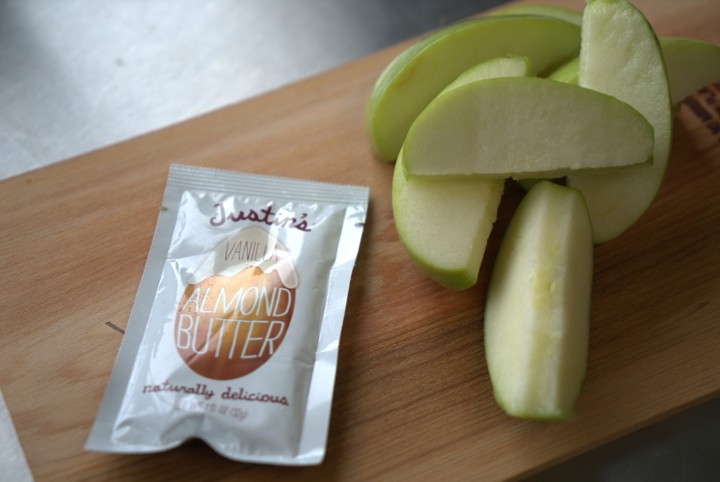 Biggum’s Green Apple Slices and Almond Butter