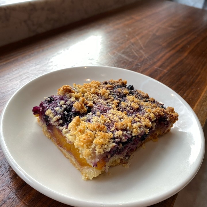 Blueberrry Peach Crumb Bar