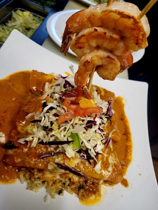 Blue Crab & Shrimp Enchiladas