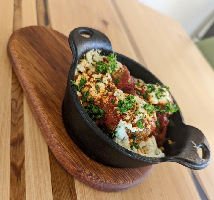 Meatballs & Polenta