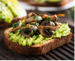 Avocado Mushroom Toast