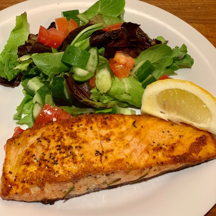 Roasted salmon and 1 side