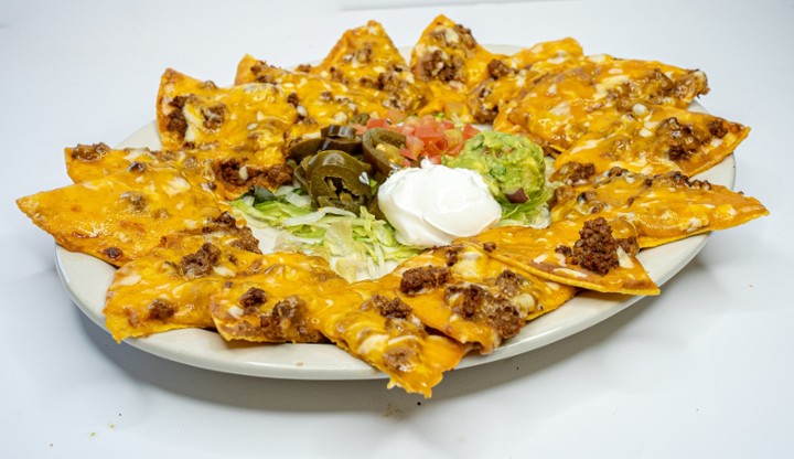 Tx Style Bean & Cheese Nachos - Large