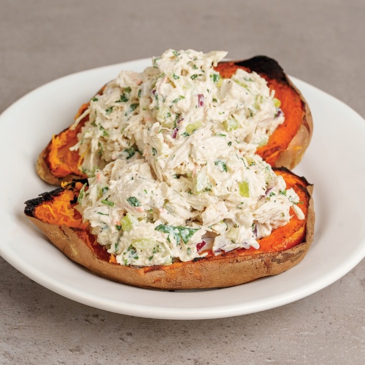 SWEET POTATO W/CHICKEN SALAD (Cushman)